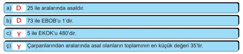 8. Sınıf Matematik Ders Kitabı Sayfa 29 Cevapları MEB Yayınları
