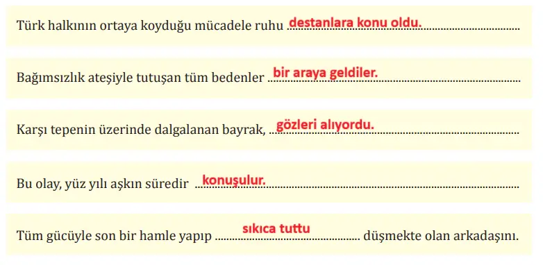 8. Sınıf Türkçe Ders Kitabı Sayfa 41 Cevapları MEB Yayınları1