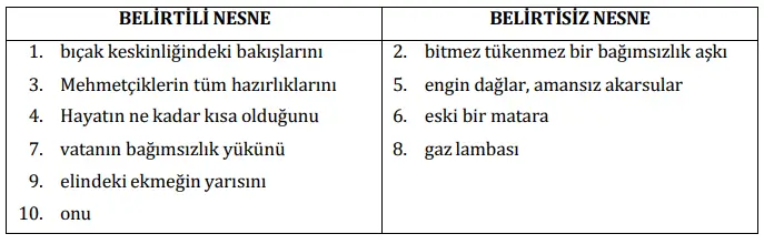 8. Sınıf Türkçe Ders Kitabı Sayfa 52 Cevapları MEB Yayınları
