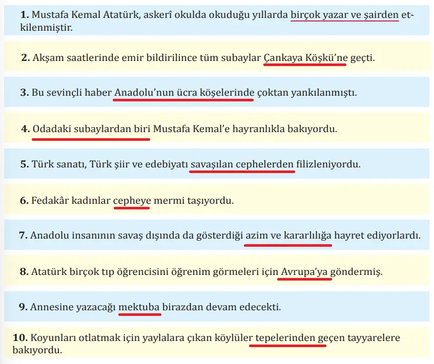 8. Sınıf Türkçe Ders Kitabı Sayfa 55 Cevapları MEB Yayınları