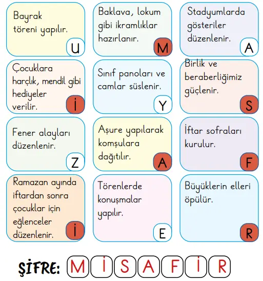 2. Sınıf Hayat Bilgisi Ders Kitabı 44-45-46-47. Sayfa Cevapları 2. KİTAP 2. Sınıf Hayat Bilgisi Ders Kitabı Sayfa 47 Cevapları MEB Yayınları