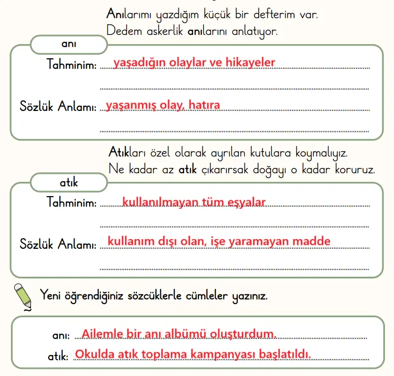 2. Sınıf Türkçe Ders Kitabı 111-112-114-115-116. Sayfa Cevapları 1. KİTAP 2. Sınıf Türkçe Ders Kitabı Sayfa 114 Cevapları MEB Yayınları