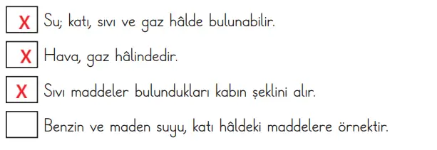 3. Sınıf Fen Bilimleri Ders Kitabı Sayfa 119-120-122-123-124 Cevapları CEM Yayıncılık 3. Sınıf Fen Bilimleri Ders Kitabı Sayfa 124 Cevapları CEM Yayıncılık