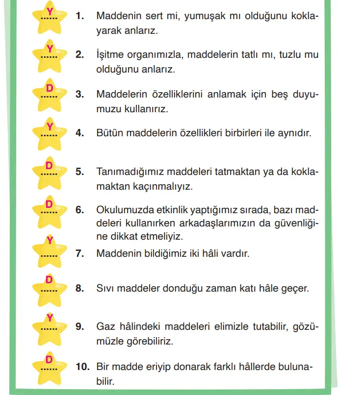 3. Sınıf Fen Bilimleri Ders Kitabı Sayfa 126 Cevapları CEM Yayıncılık
