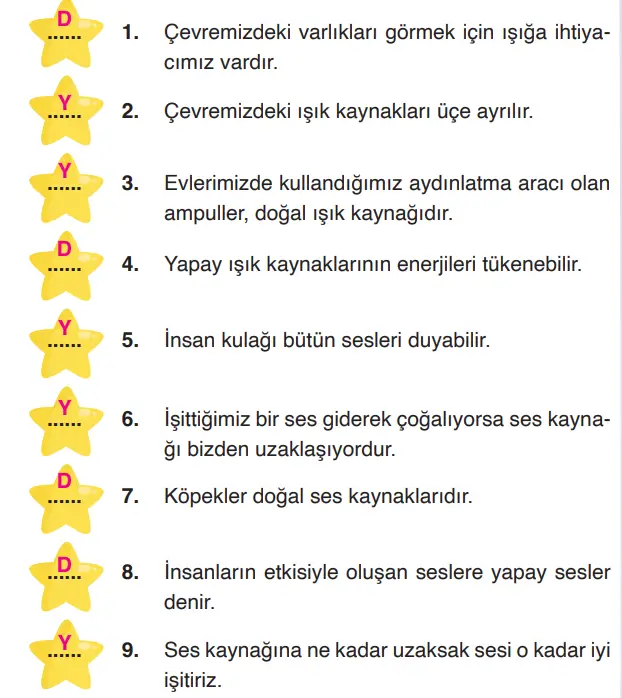 3. Sınıf Fen Bilimleri Ders Kitabı Sayfa 170 Cevapları CEM Yayıncılık