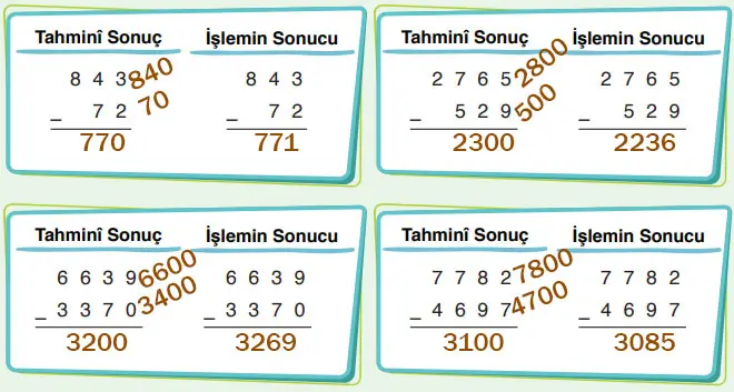 4. Sınıf Matematik Ders Kitabı 61-62-63-64-65-66-67-68. Sayfa Cevapları Fersa Yayıncılık 4. Sınıf Matematik Ders Kitabı Sayfa 64 Cevapları Fersa Yayıncılık