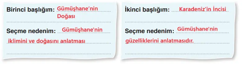 4. Sınıf Türkçe Ders Kitabı Sayfa 126 Cevapları ADA Yayıncılık