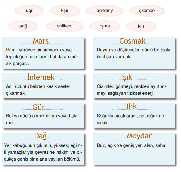 4. Sınıf Türkçe Ders Kitabı Sayfa 130 Cevapları ADA Yayıncılık 4. Sınıf Türkçe Ders Kitabı Sayfa 130 Cevapları ADA Yayıncılık