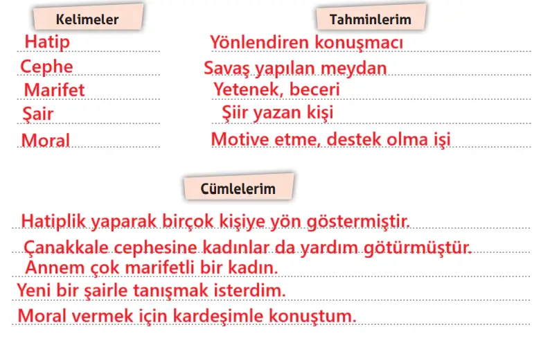 4. Sınıf Türkçe Ders Kitabı Sayfa 135 Cevapları ADA Yayıncılık