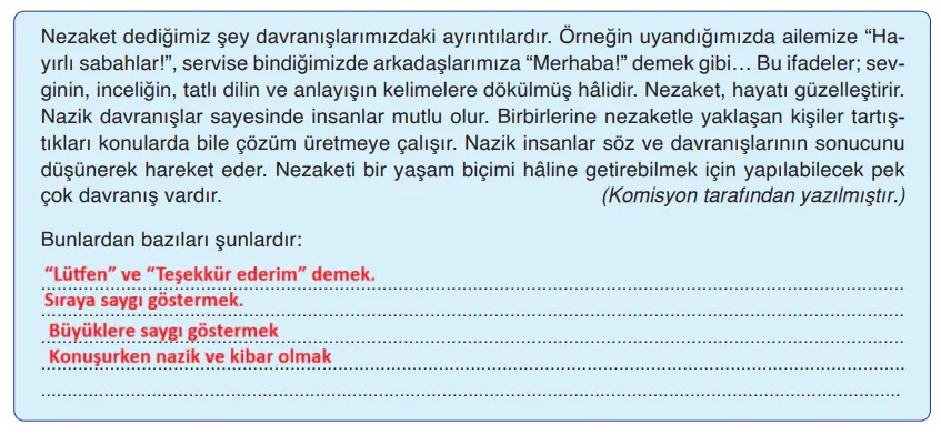 6. Sınıf Din Kültürü Ders Kitabı Sayfa 84 Cevapları MEB Yayınları