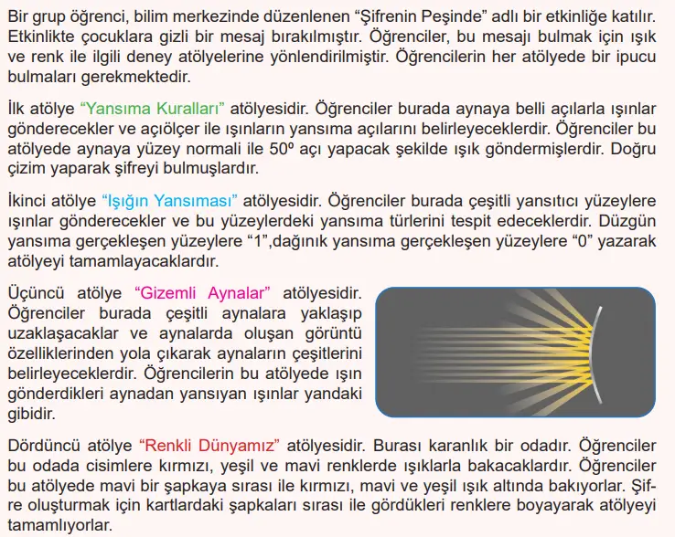 6. Sınıf Fen Bilimleri Ders Kitabı 179-180-181. Sayfa Cevapları 1. KİTAP 6. Sınıf Fen Bilimleri Ders Kitabı Sayfa 180 Cevapları MEB Yayınları