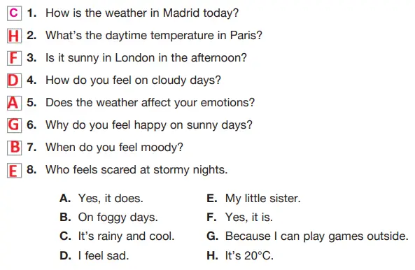 6. Sınıf İngilizce Ders Kitabı Sayfa 69 Cevapları ÖZGÜN Yayıncılık1