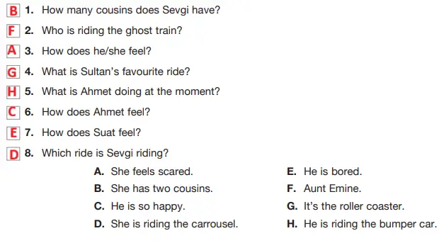 6. Sınıf İngilizce Ders Kitabı 82-83-84-85-86-87-88. Sayfa Cevapları ÖZGÜN Yayıncılık 6. Sınıf İngilizce Ders Kitabı Sayfa 84 Cevapları ÖZGÜN Yayıncılık
