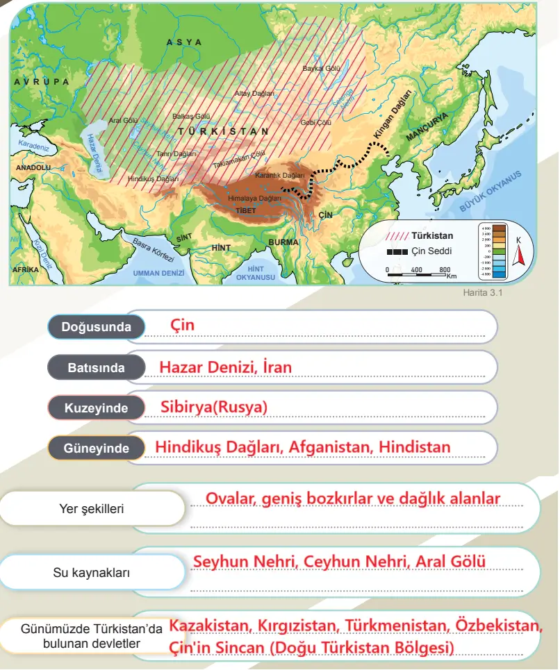 6. Sınıf Sosyal Bilgiler Ders Kitabı 108-109-110-113-114-115-117. Sayfa Cevapları 1. KİTAP 6. Sınıf Sosyal Bilgiler Ders Kitabı Sayfa 110 Cevapları MEB Yayınları