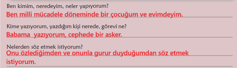 6. Sınıf Türkçe Ders Kitabı Sayfa 111 Cevapları MEB Yayınları