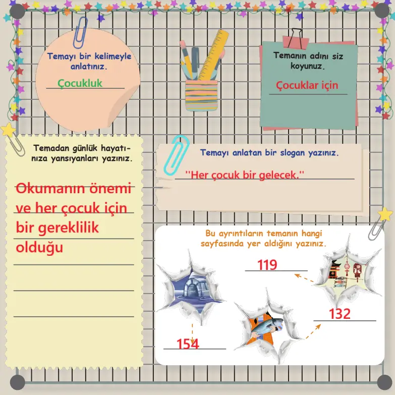 6. Sınıf Türkçe Ders Kitabı 165-166-167-168-169-170-171. Sayfa Cevapları 1. KİTAP 6. Sınıf Türkçe Ders Kitabı Sayfa 168 Cevapları MEB Yayınları