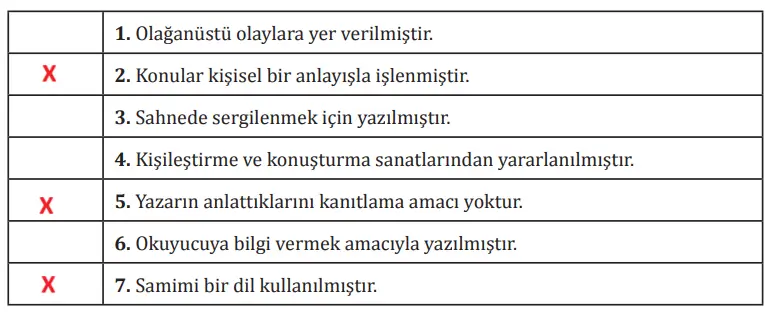 8. Sınıf Türkçe Ders Kitabı Sayfa 74 Cevapları MEB Yayınları