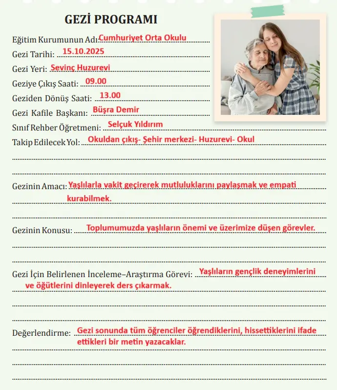 8. Sınıf Türkçe Ders Kitabı Sayfa 75 Cevapları MEB Yayınları