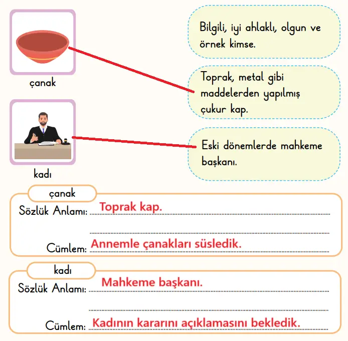 2. Sınıf Türkçe Ders Kitabı 103-104-106-107-108. Sayfa Cevapları 2. KİTAP 2. Sınıf Türkçe Ders Kitabı Sayfa 106 Cevapları MEB Yayınları