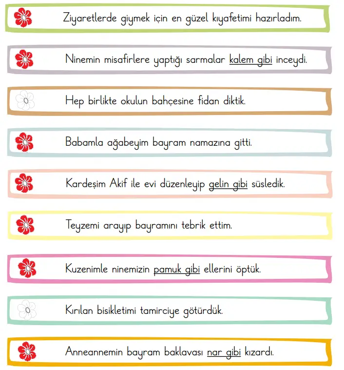 2. Sınıf Türkçe Ders Kitabı 123-124-128-129-130-131. Sayfa Cevapları 2. KİTAP 2. Sınıf Türkçe Ders Kitabı Sayfa 131 Cevapları MEB Yayınları