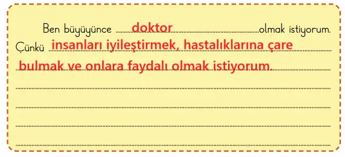 2. Sınıf Türkçe Ders Kitabı Sayfa 52 Cevapları MEB Yayınları