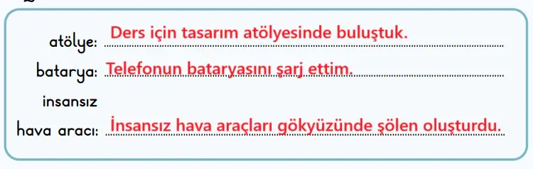 2. Sınıf Türkçe Ders Kitabı Sayfa 62 Cevapları MEB Yayınları