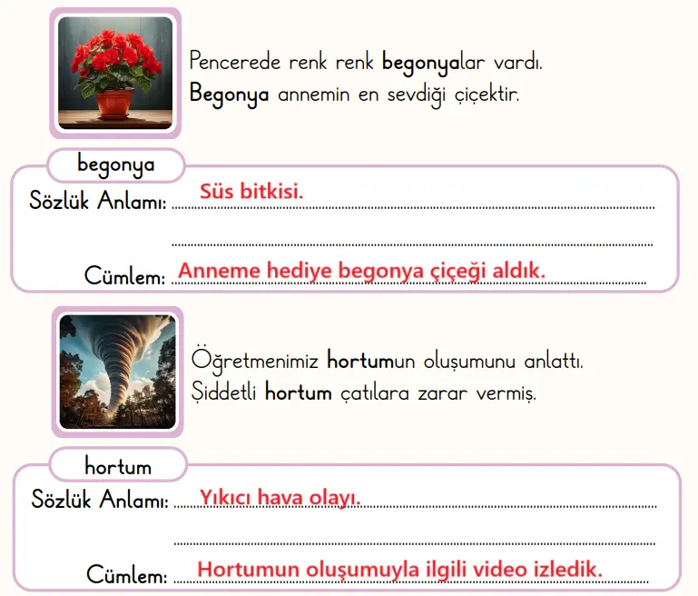 2. Sınıf Türkçe Ders Kitabı 67-68-70-71-72. Sayfa Cevapları 2. KİTAP 2. Sınıf Türkçe Ders Kitabı Sayfa 70 Cevapları MEB Yayınları