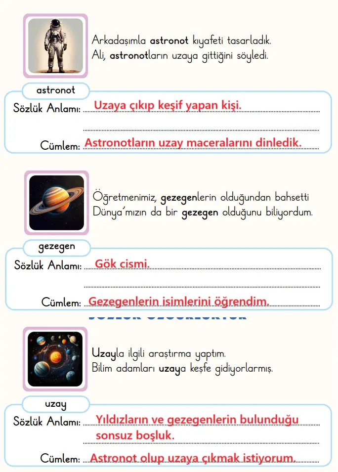 2. Sınıf Türkçe Ders Kitabı Sayfa 76-77 Cevapları MEB Yayınları