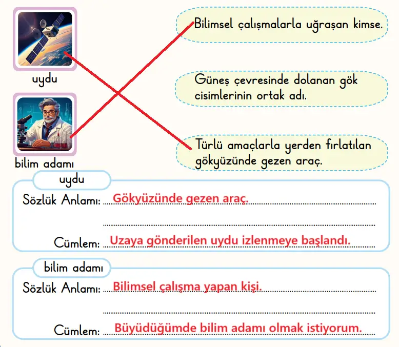 2. Sınıf Türkçe Ders Kitabı Sayfa 82 Cevapları MEB Yayınları