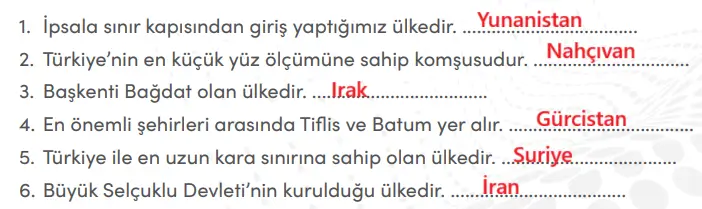 4. Sınıf Sosyal Bilgiler Ders Kitabı 172-174-175-177-178-183. Sayfa Cevapları MEB Yayınları 4. Sınıf Sosyal Bilgiler Ders Kitabı Sayfa 177 Cevapları MEB Yayınları