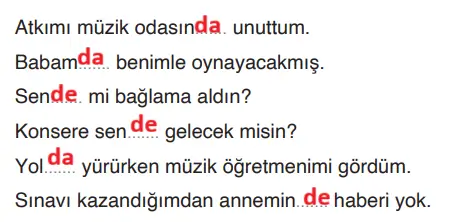 4. Sınıf Türkçe Ders Kitabı Sayfa 203 Cevapları ADA Yayıncılık2