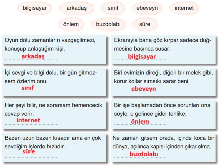 4. Sınıf Türkçe Ders Kitabı Sayfa 243 Cevapları ADA Yayıncılık