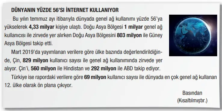 4. Sınıf Türkçe Ders Kitabı Sayfa 245 Cevapları ADA Yayıncılık