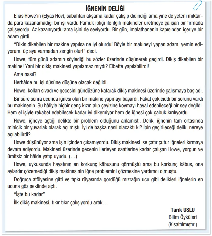 4. Sınıf Türkçe Ders Kitabı Sayfa 258 Cevapları ADA Yayıncılık