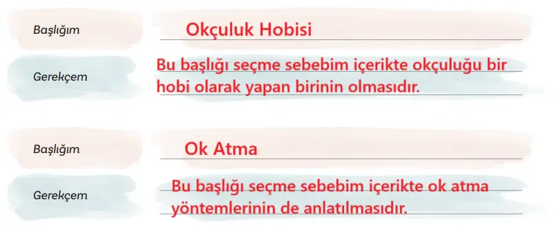 5. Sınıf Türkçe Ders Kitabı Sayfa 137 Cevapları MEB Yayınları