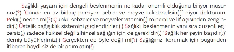5. Sınıf Türkçe Ders Kitabı Sayfa 146 Cevapları MEB Yayınları