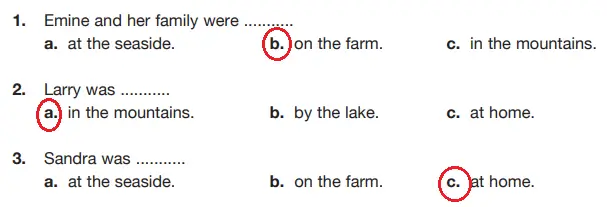 6. Sınıf İngilizce Ders Kitabı Sayfa 107 Cevapları ÖZGÜN Yayıncılık