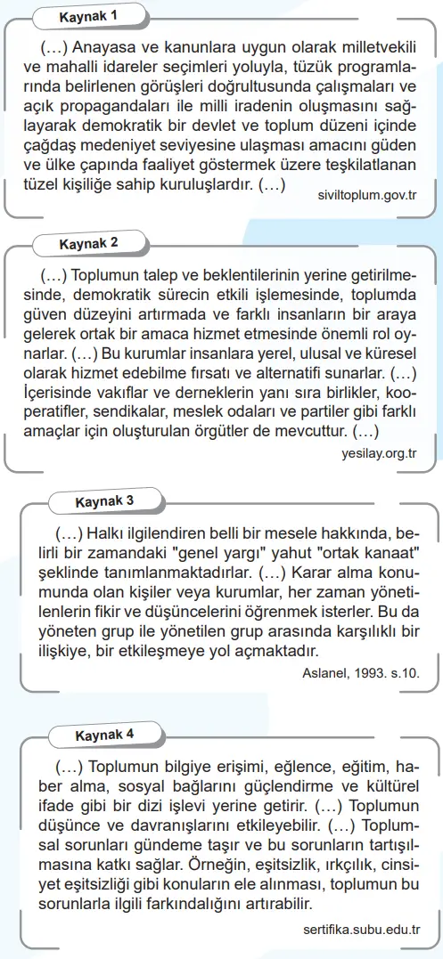 6. Sınıf Sosyal Bilgiler Ders Kitabı Sayfa 19-20 Cevapları MEB Yayınları