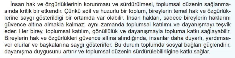 6. Sınıf Sosyal Bilgiler Ders Kitabı Sayfa 45 Cevapları MEB Yayınları