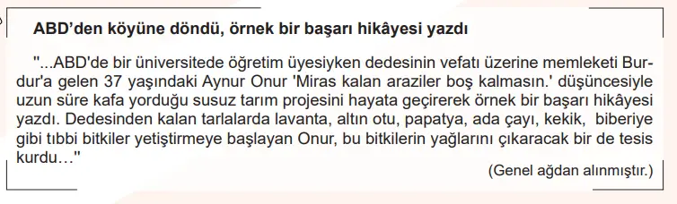 6. Sınıf Sosyal Bilgiler Ders Kitabı Sayfa 49 Cevapları MEB Yayınları