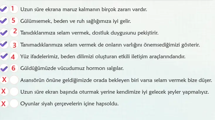 6. Sınıf Türkçe Ders Kitabı Sayfa 34-35 Cevapları MEB Yayınları