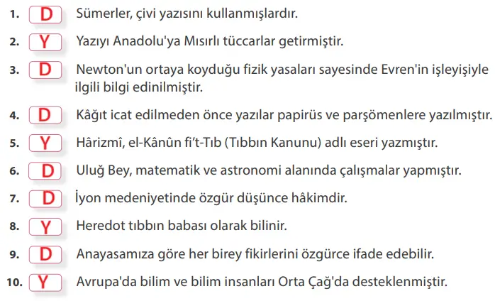 7. Sınıf Sosyal Bilgiler Ders Kitabı 180-181-182-183. Sayfa Cevapları MEB Yayınları 7. Sınıf Sosyal Bilgiler Ders Kitabı Sayfa 180 Cevapları MEB Yayınları