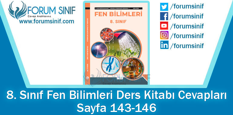 8. Sınıf Fen Bilimleri Ders Kitabı Sayfa 143-146. Cevapları Hecce Yayıncılık 8. Sınıf Fen Bilimleri Ders Kitabı Sayfa 143-146. Cevapları Hecce Yayıncılık