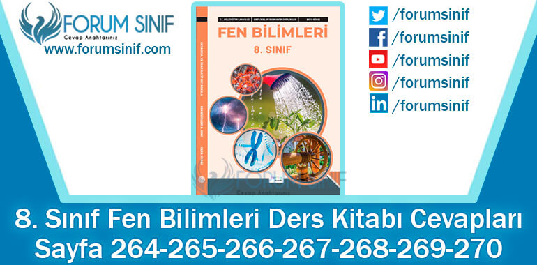8. Sınıf Fen Bilimleri Ders Kitabı Sayfa 264-265-266-267-268-269-270. Cevapları Hecce Yayıncılık 8. Sınıf Fen Bilimleri Ders Kitabı Sayfa 264-265-266-267-268-269-270. Cevapları Hecce Yayıncılık
