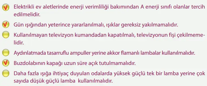 8. Sınıf Fen Bilimleri Ders Kitabı Sayfa 274 Cevapları MEB Yayınları
