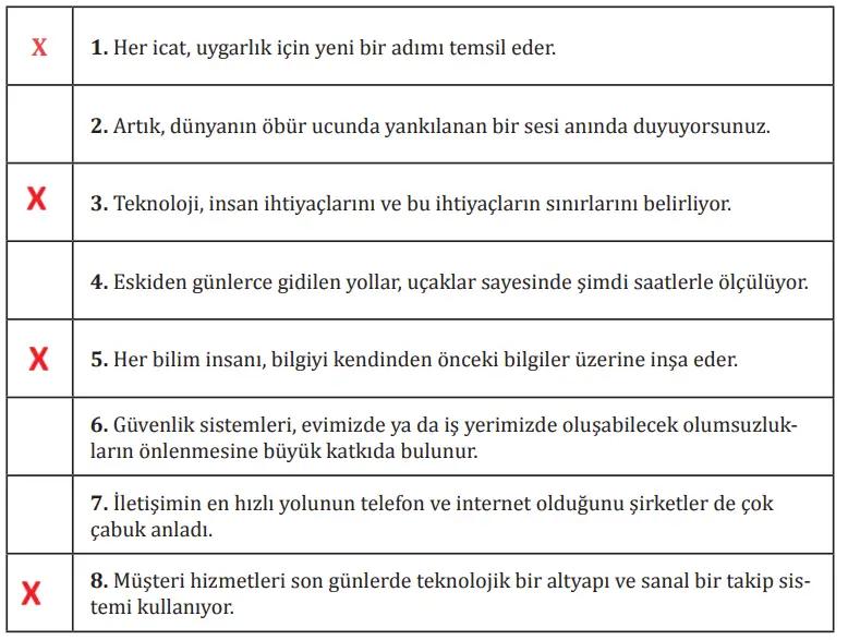 8. Sınıf Türkçe Ders Kitabı Sayfa 109-111-112-113-114. Cevapları MEB Yayınları 8. Sınıf Türkçe Ders Kitabı Sayfa 114 Cevapları MEB Yayınları