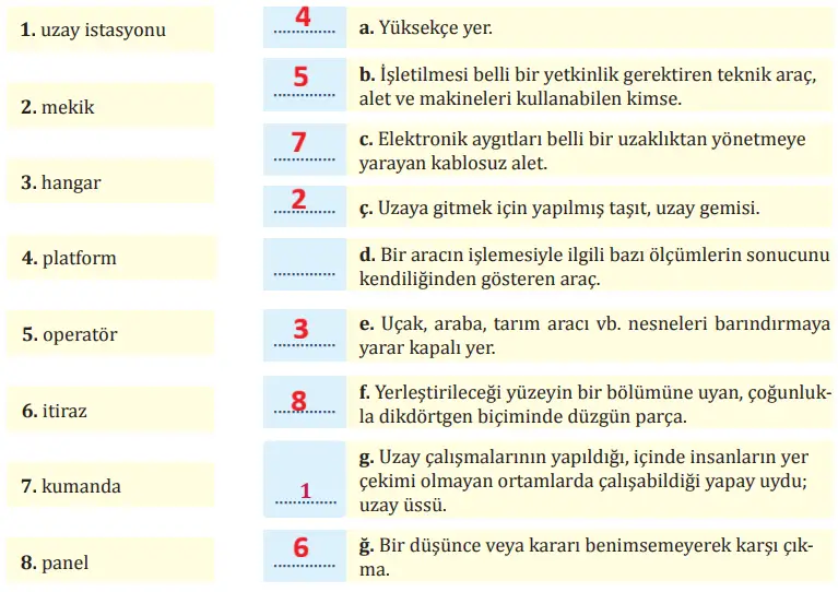8. Sınıf Türkçe Ders Kitabı Sayfa 130 Cevapları MEB Yayınları