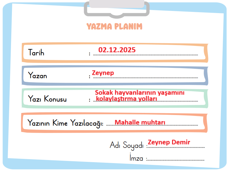 2. Sınıf Türkçe Ders Kitabı Sayfa 156 Cevapları MEB Yayınları