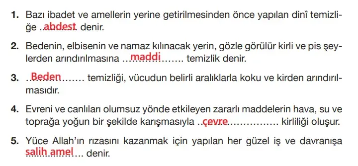 4. Sınıf Din Kültürü Ders Kitabı Sayfa 120 Cevapları MEB Yayınları 4. Sınıf Din Kültürü Ders Kitabı Sayfa 120 Cevapları MEB Yayınları