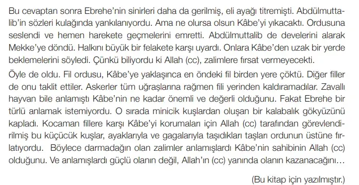 4. Sınıf Din Kültürü Ders Kitabı Sayfa 88 Cevapları MEB Yayınları 4. Sınıf Din Kültürü Ders Kitabı Sayfa 88 Cevapları MEB Yayınları